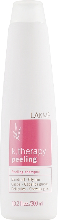 Tonizujący szampon przeciwłupieżowy do włosów przetłuszczających się - Lakmé K.Therapy Peeling Shampoo Oily — Zdjęcie N1