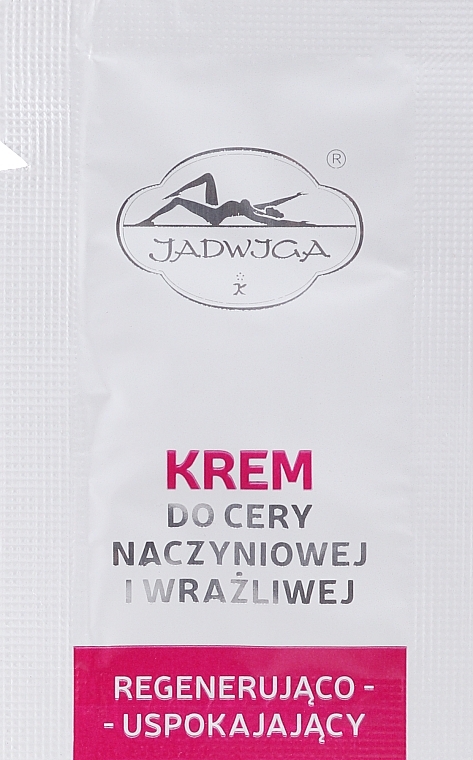 Krem do skóry wrażliwej - Jadwiga Saipan Cream For Sensible And Vascular Skin (próbka) — Zdjęcie N1