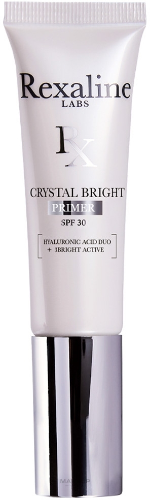 Podkład do twarzy z filtrem przeciwsłonecznym - Rexaline Crystal Bright Primer SPF30 — Zdjęcie 30 ml