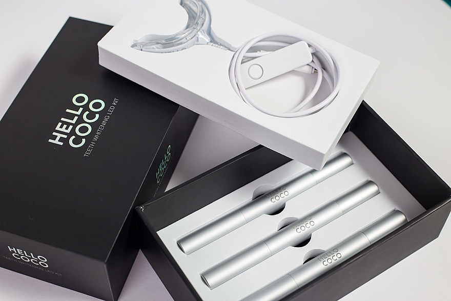 Zestaw do wybielania zębów - Hello Coco Teeth Whitening LED Kit — Zdjęcie N6