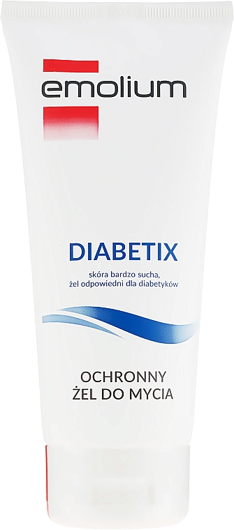 Ochronny żel do mycia do skóry bardzo suchej - Emolium Diabetix — Zdjęcie N2