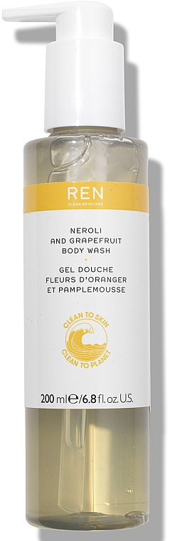 Żel pod prysznic Neroli i grejpfrut - Ren Neroli And Grapefruit Body Wash — Zdjęcie N2