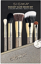 Zestaw pędzli do makijażu, 5 szt. - Sigma Beauty Radiant Glow Brush Set — Zdjęcie N1