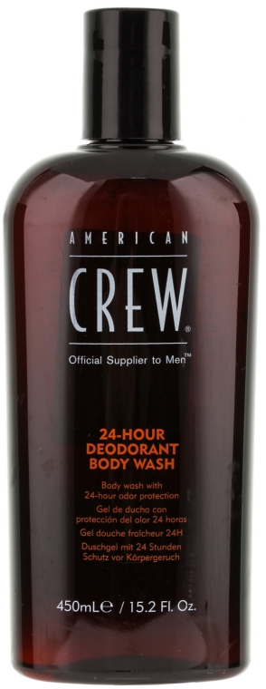 Odświeżający żel pod prysznic - American Crew Classic 24-Hour Deodorant Body Wash