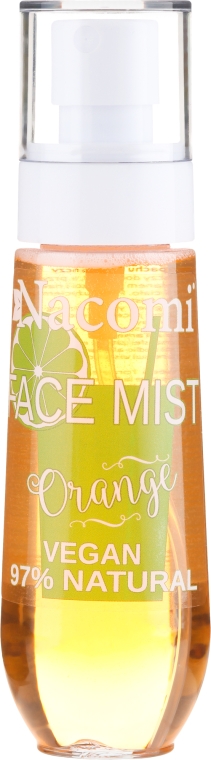 Naturalna wegańska mgiełka do twarzy Pomarańcza - Nacomi Face Mist Orange — Zdjęcie N1