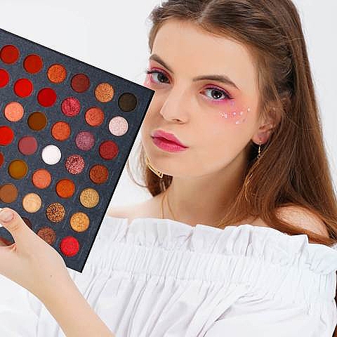 Paleta cieni do powiek, 42 odcienie - Docolor PRO+ 42 Colors Eyeshadow Palette — Zdjęcie N3