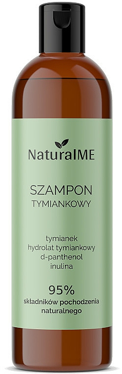 Tymiankowy szampon do włosów z łupieżem - NaturalME Shampoo — Zdjęcie N1