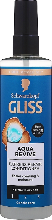 Ekspresowa odżywka regeneracyjna do włosów - Gliss Aqua Revive Express-Repair-Conditioner