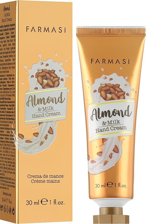 Krem do rąk Migdał i mleko - Farmasi Almond & Milk Hand Cream — Zdjęcie N2