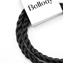 Gumka do włosów, classic black, 4 szt. - Bellody Original Hair Ties — Zdjęcie N3