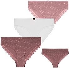 Kup 3-częściowy zestaw damskich majtek bikini - Moraj