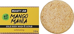 Złuszczający stały peeling do ciała - Beauty Jar Mango Mania Exfoliating Solid Body Wash & Scrub — Zdjęcie N1