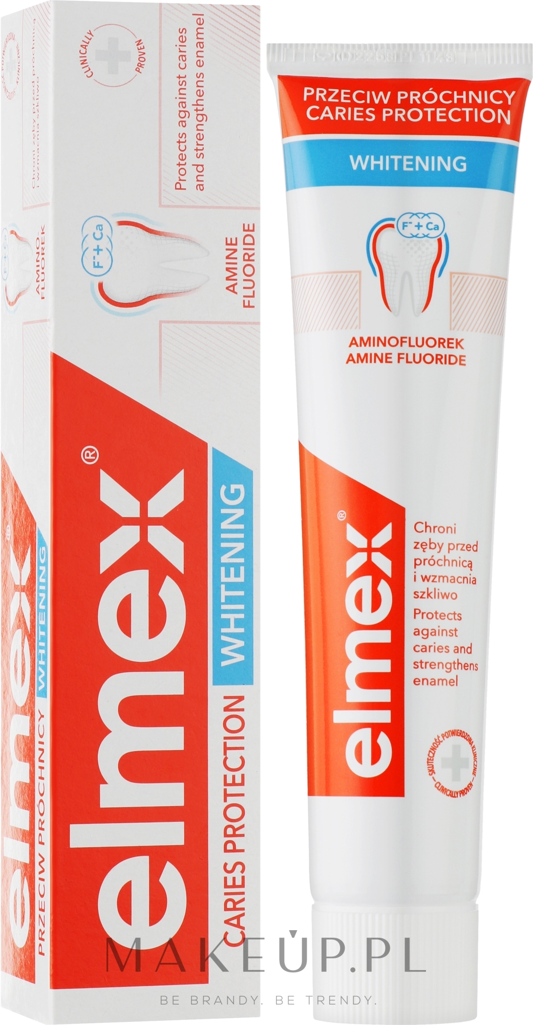 Wybielająca pasta do zębów przeciw próchnicy - Elmex Caries Protection Whitening Toothpaste — Zdjęcie 75 ml