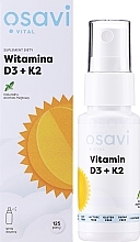 Witaminy D3 + K2 w sprayu o smaku mięty - Osavi Vitamin D3 + K2 Spray — Zdjęcie N2