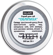 Peeling do ust z rokitnika zwyczajnego - Hillary Lip Scrub — Zdjęcie N3