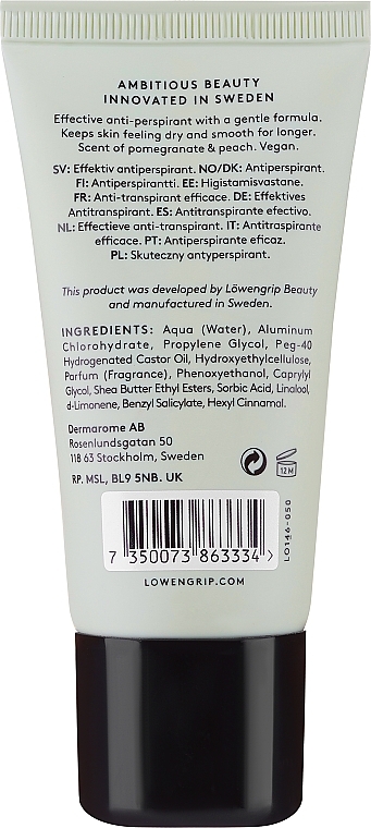 Dezodorant antyperspiracyjny - Lowengrip Trust Me Deodorant Anti-perspirant — Zdjęcie N2