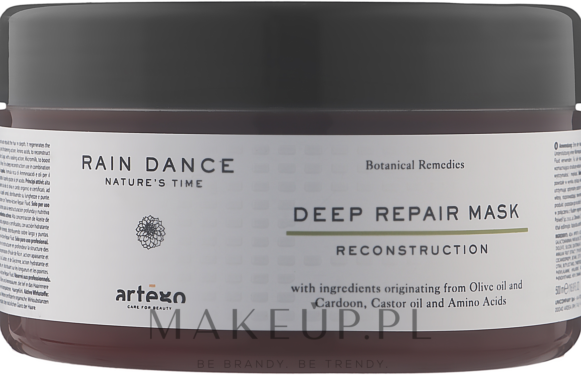Maska do głębokiej regeneracji włosów - Artego Rain Dance Deep Repair Mask — Zdjęcie 500 ml