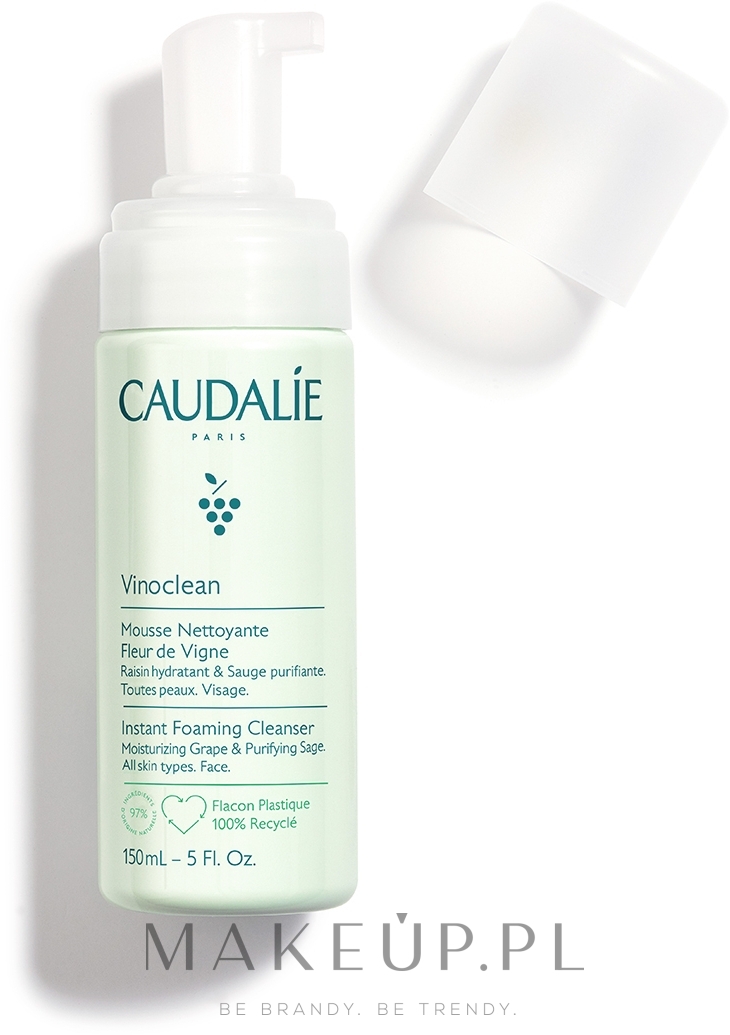 Oczyszczająca pianka do mycia twarzy - Caudalie Vinoclean Fleur De Vigne — Zdjęcie 150 ml