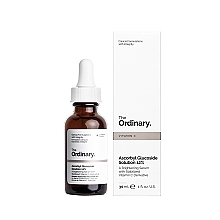 The Ordinary Ascorbyl Glucoside Solution 12% - Rozjaśniające serum do twarzy z witaminą C — Zdjęcie N2