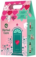 Zestaw - Farmona Herbal Care Rose Gift Set (f/cr/50ml + h/cr/100ml + bath/foam/500ml) — Zdjęcie N1