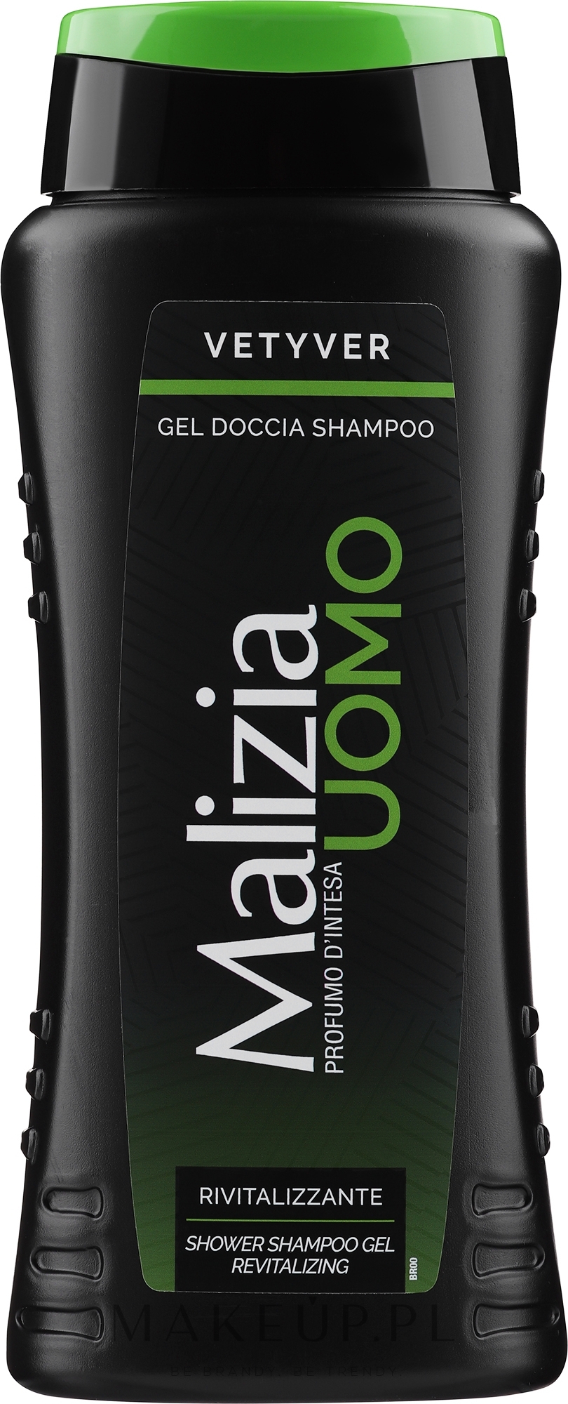 Szampon i żel pod prysznic 2 w 1 dla mężczyzn - Malizia Vetyver Uomo Shower Shampoo Gel — Zdjęcie 250 ml