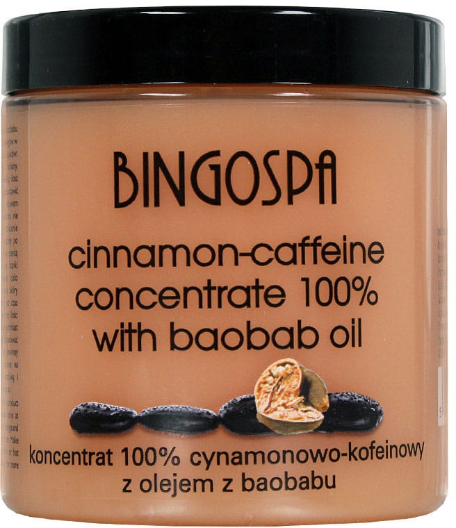 Koncentrat 100% cynamonowo-kofeinowy z olejem z baobabu - BingoSpa Concentrate 100% Cinnamon-Caffeine With Oil of Baobab — Zdjęcie N1