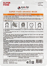 Maska w płachcie z ekstraktem z pomarańczy - Eyenlip Super Food Orange Mask — Zdjęcie N2