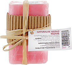 Ręcznie robione naturalne mydło różane w kostce - Beauté Marrakech Rose Natural Argan Handmade Soap — Zdjęcie N2