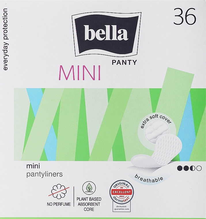 Wkładki higieniczne Panty Mini, 36 szt. - Bella — Zdjęcie N1