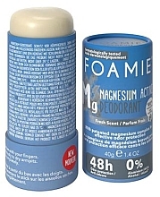 Dezodorant w sztyfcie - Foamie Magnesium Active Deodorant 48h Fresh Scent — Zdjęcie N1