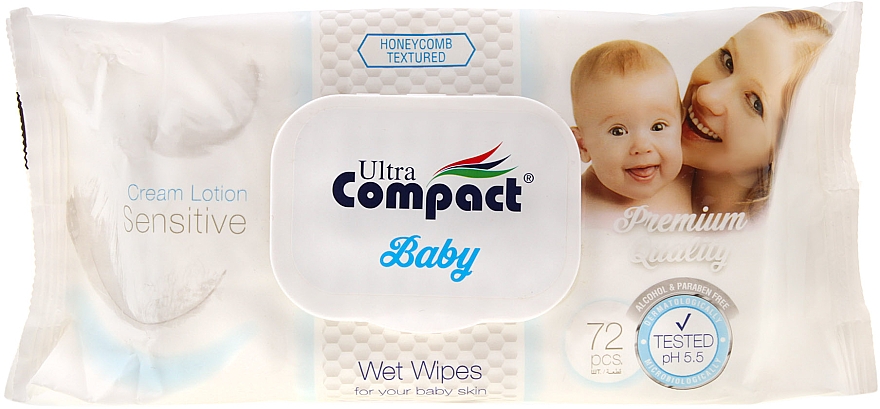 Chusteczki nawilżane dla niemowląt - Ultra Compact Sensetive