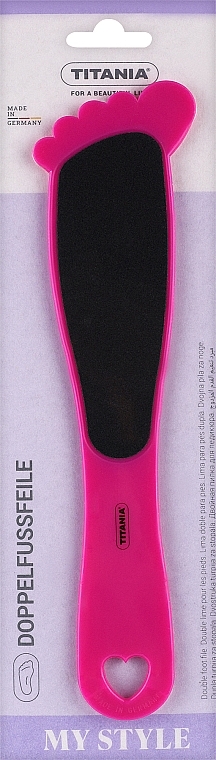 Tytanowa tarka do pięt, różowa - Titania Foot File  — Zdjęcie N1