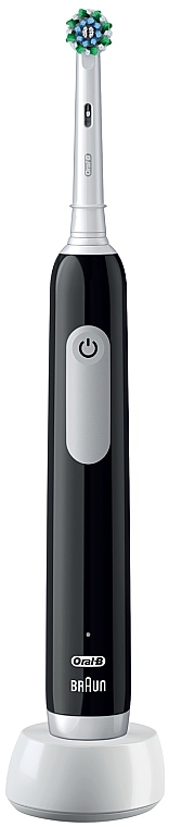 Elektryczna szczoteczka do zębów, czarna - Oral-B Pro 1 Cross Action Electric Toothbrush Black — Zdjęcie N3