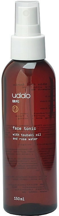 Tonik do twarzy z olejkiem tsubaki i wodą różaną - Uddo Face Tonic With Tsubaki Oil And Rose Water — Zdjęcie N1