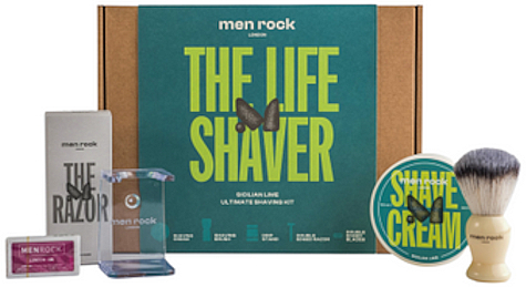 Zestaw, 5 produktów - Men Rock Ultimate Classic Shaving Gift Set Sicilian Lime — Zdjęcie N1