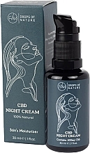 Krem do twarzy na noc - Fam Drops Of Nature CBD Night Cream — Zdjęcie N1
