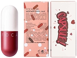 Kup Matowa szminka do ust - Focallure Capsule Velvet Matte Lipstick