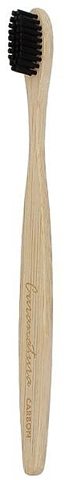 Bambusowa szczoteczka do zębów z miękkim włosiem węglowym - Curanatura Bamboo Carbon — Zdjęcie N1