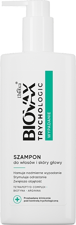 Szampon do włosów i skóry głowy przeciw wypadaniu - L'biotica Biovax Trychologic Shampoo — Zdjęcie N1