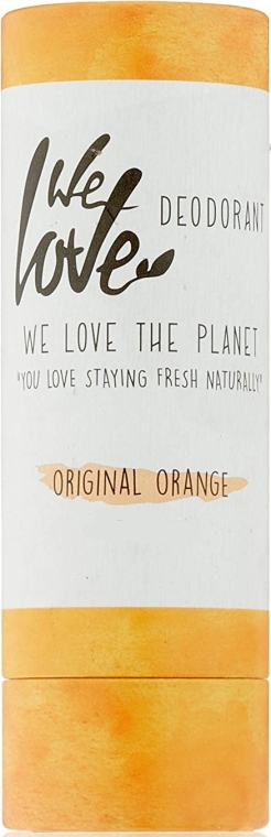 Dezodorant w sztyfcie Pomarańcza - We Love The Planet Original Orange Deodorant Stick  — фото N1