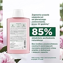 Kojący szampon do włosów z wyciągiem z piwonii - Klorane Soothing Shampoo With Peony Extract — Zdjęcie N4