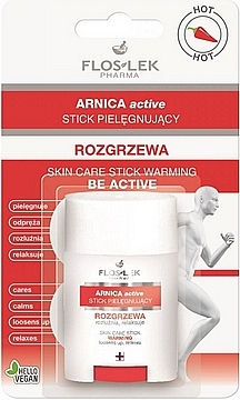 Sztyft do pielęgnacji skóry - Floslek Arnica Active Skin Care Stick Warming — Zdjęcie N1