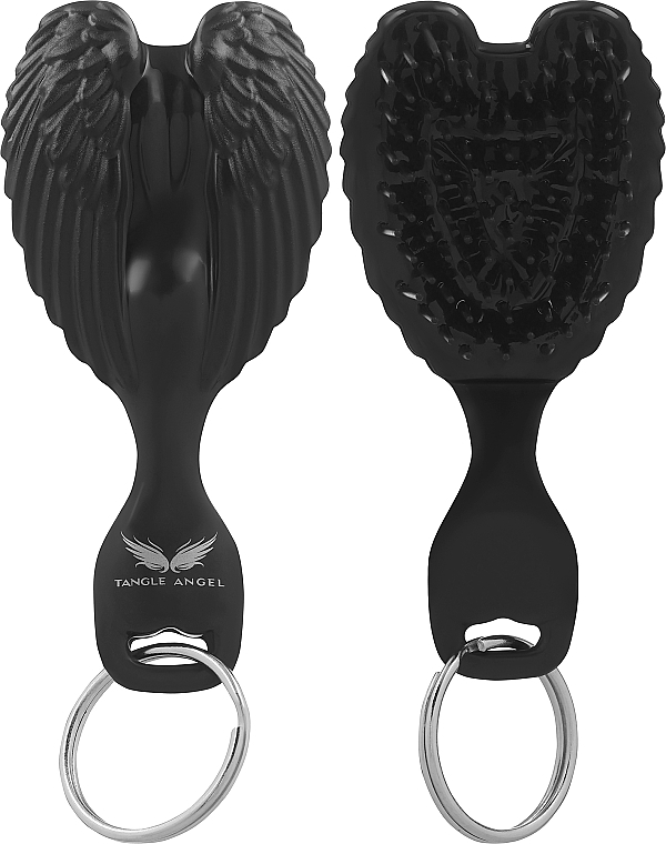 Szczotka-brelok - Tangle Angel Baby Brush Totally Black — Zdjęcie N2