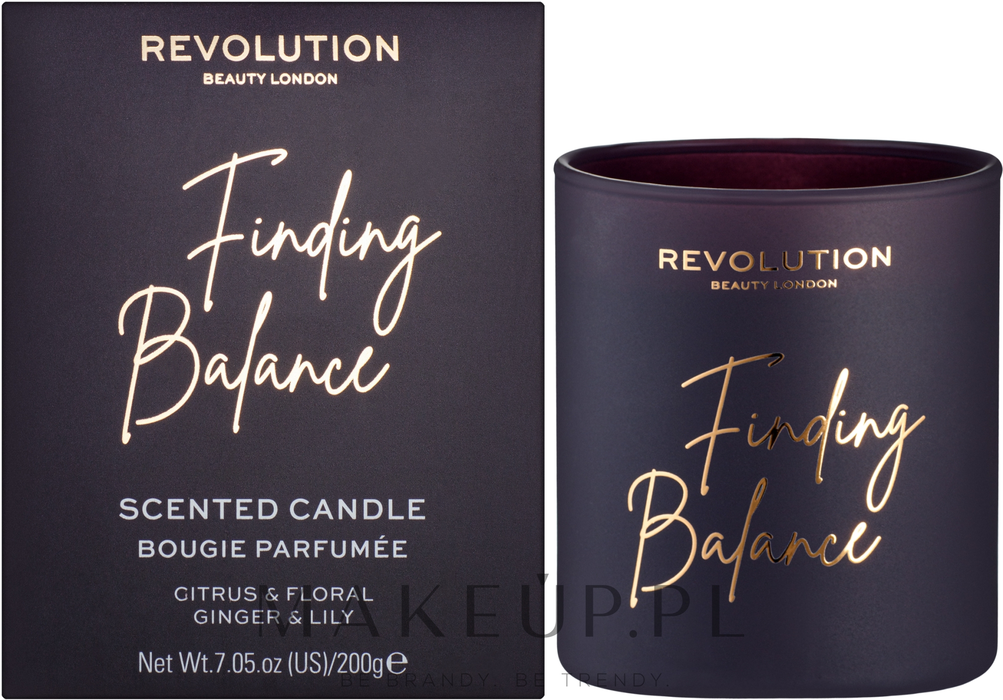 Makeup Revolution Beauty London Finding Balance - Świeca zapachowa — Zdjęcie 200 g