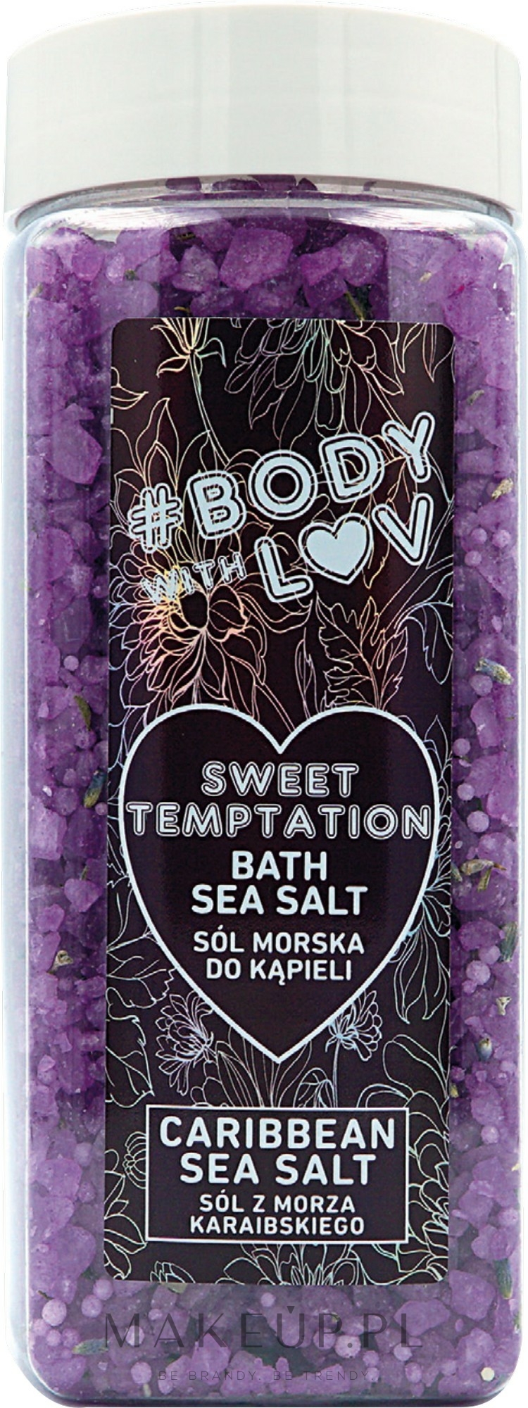 Sól do kąpieli Sweet Temptation - New Anna Cosmetics Body With Luv Sea Salt For Bath Sweet Temptation — Zdjęcie 500 g