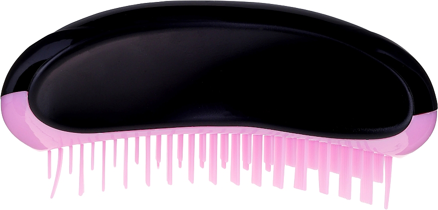 Szczotka do włosów, czarna - Twish Spiky 1 Hair Brush Black & Light Pink — Zdjęcie N2