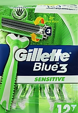Kup Zestaw jednorazowych maszynek do golenia, 9 + 3 szt. - Gillette Blue 3 Sensitive