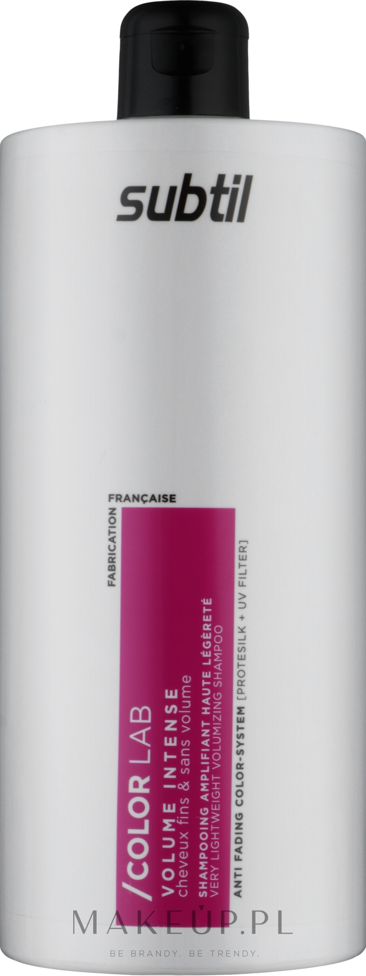 Ultralekki szampon zwiększający objętość włosów cienkich - Laboratoire Ducastel Subtil Color Lab Volume Intense Very Lightweight Volumizing Shampoo — Zdjęcie 1000 ml