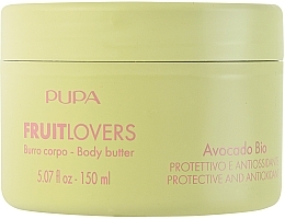 Ochronno-antyoksydacyjne masło do ciała Bio Awokado - Pupa Fruit Lovers Avocado Bio Body Butter — Zdjęcie N1