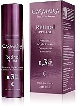Kup Odbudowujący krem na noc z retinolem 0,3% - Casmara Retinol Proage Renewal Night Cream 0,3% Retinol